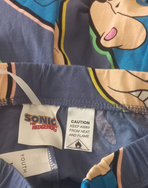 Boys Sonic The Hedgehog Pyjamas Size 10