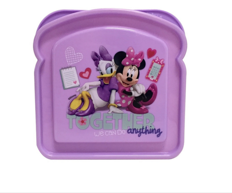 Minnie Mouse Sandwich Lunch Box x 2 15x15x5cm