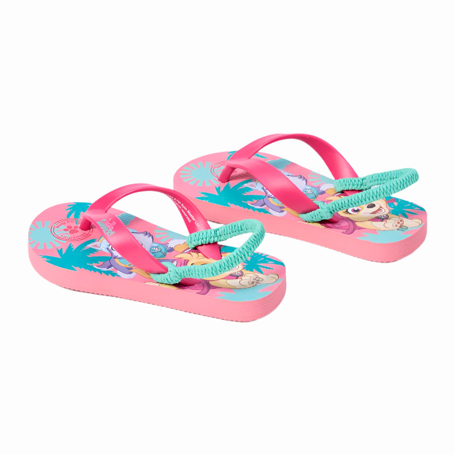 Girls Paw Patrol Pink Thongs Jnr 6 (2-3yrs)