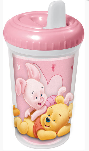 Baby Winnie The Pooh Double Wall Sipper BPA Blue or Pink