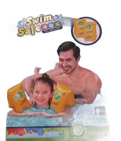 Kids Floaties/Armbands Swim Safe Yellow  Age 5 to 12 Years