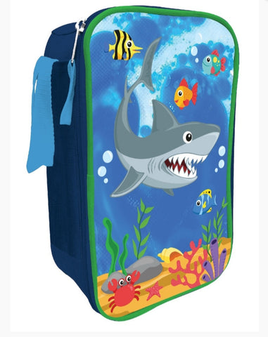 Shark with Slime  Insulated Lunch Bag 27.5x18.5x8.5cm