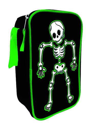 Glow in The Dark Skeleton Insulated Lunch Bag 27.5x18.5x8.5cm