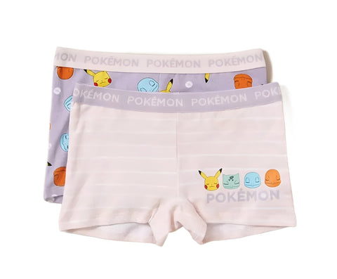 Pokemon Girls Shortie Briefs Pack 2