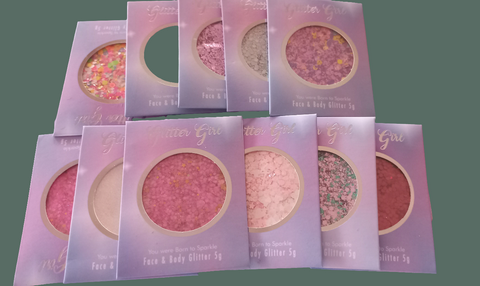 GG Face & Body Glitter 5g pouches Pack of 11