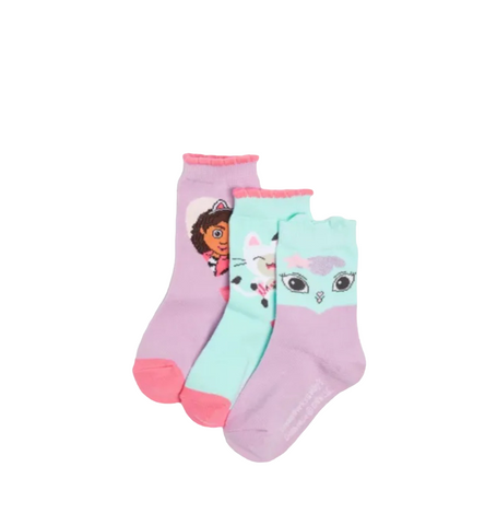 Gabby's Dollhouse Socks 3 Pack