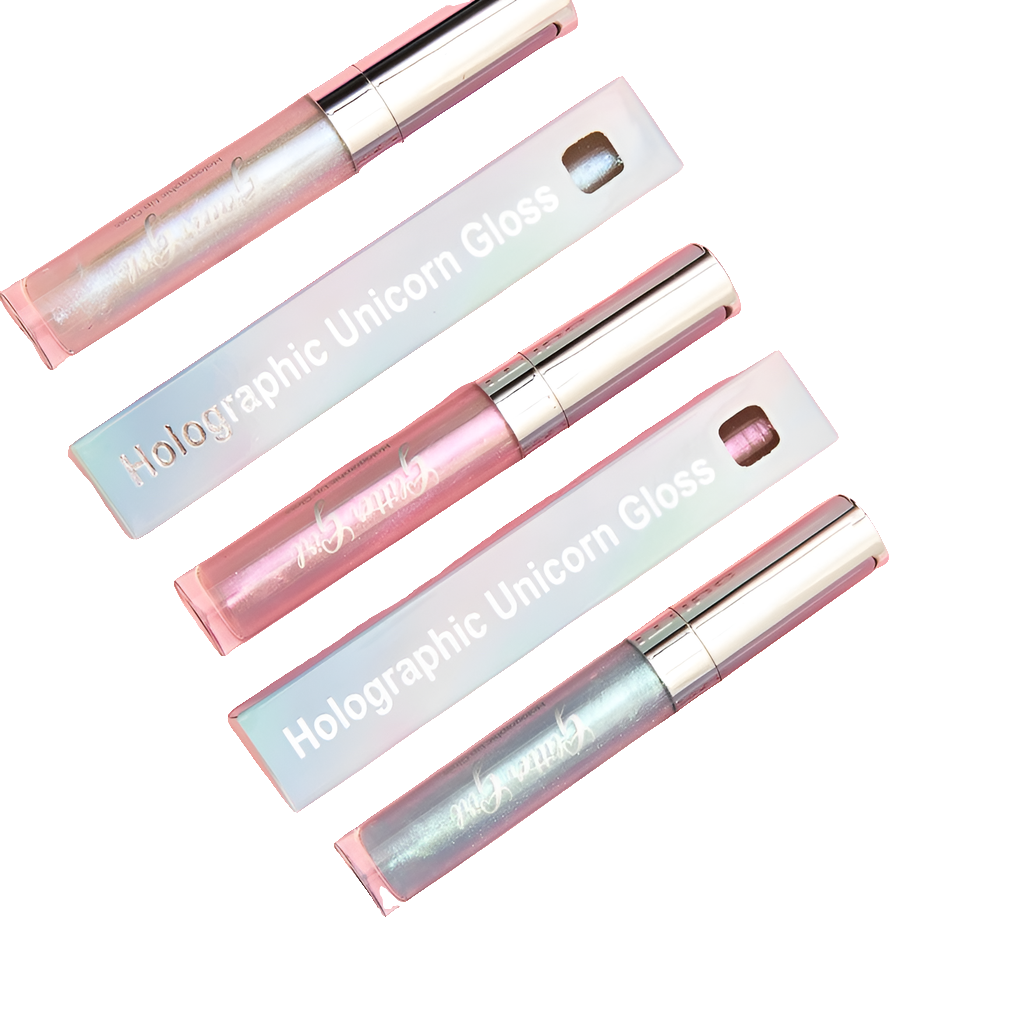 Kids Lip Gloss Holographic - Pack of 3