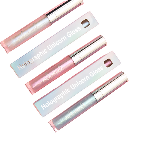 Kids Lip Gloss Holographic - Pack of 3