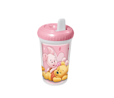 Baby Winnie Pooh Sippy Cup Pink BPA Free