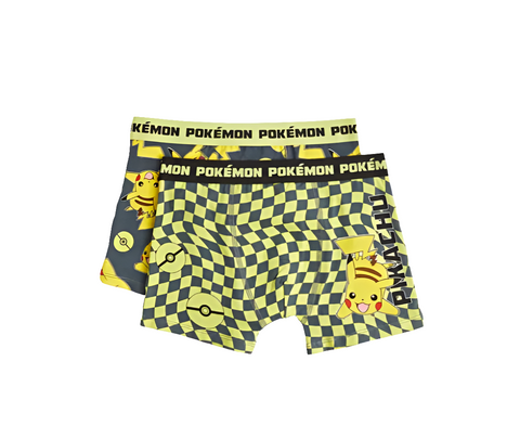 Boys Pokemon Pack of 2 Boxers