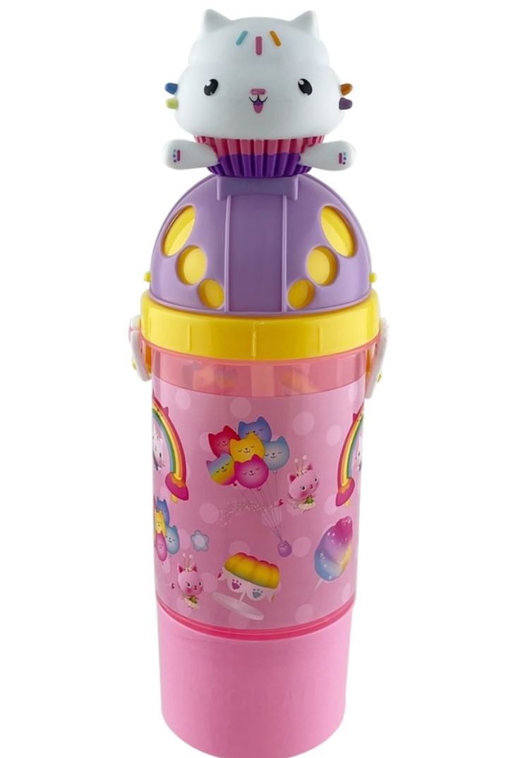 Gabby's Dollhouse Water Bottle & Snack Container