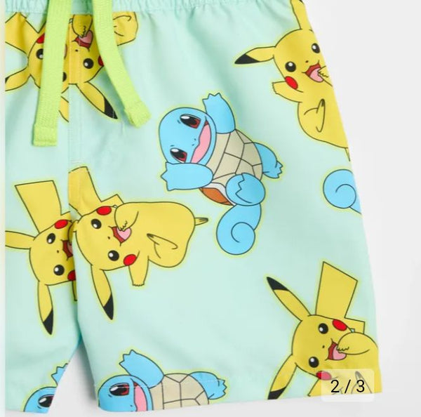 Pokemon Boys Board Shorts - Size 4