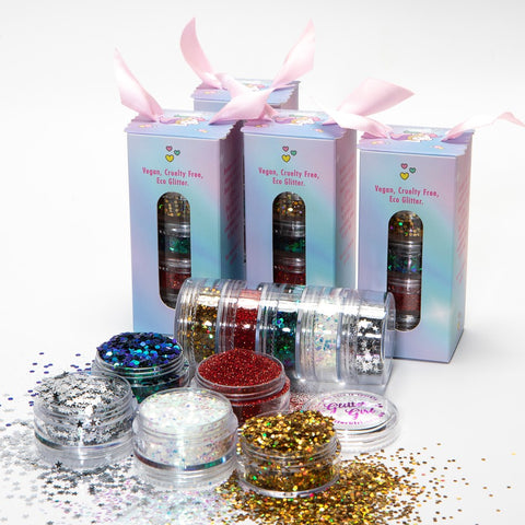 Face & Body Glitter Santa Collection