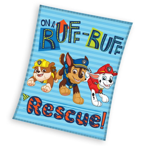 Kids Paw Patrol Fleece Blanket - Rescue 100 x 140cm