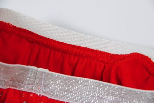 Girls Red Tulle Glitter Star Skirt Size 2
