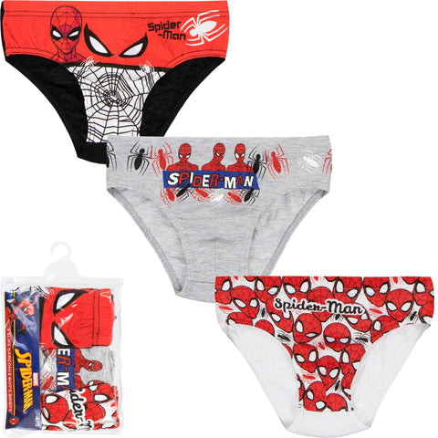 Spider-Man Marvel Boys Briefs 3 Pack