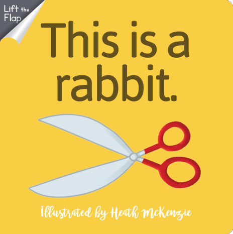 Kids This is a Rabbit Book - Age 0-3yrs