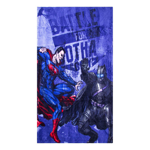 Batman/Superman Coral Fleece Blanket