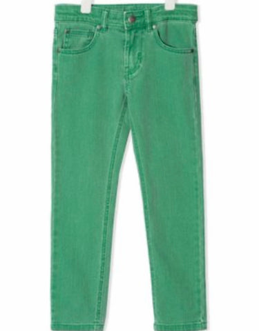 Girls Emerald Green Jeans Size 14