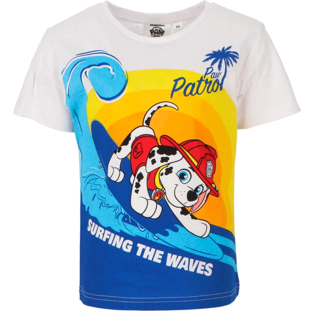 Paw T Shirt Surfing the Waves Gifts4KidsBoutique