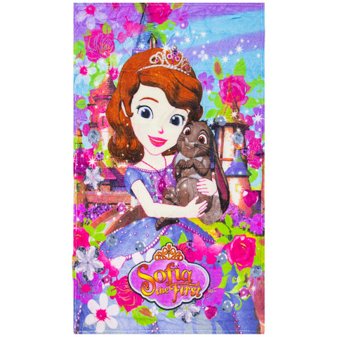 Sofia The First Coral Fleece Blanket